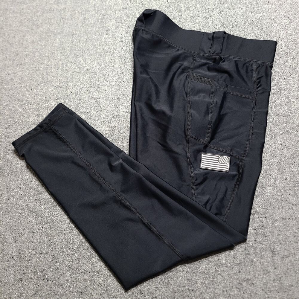 We The People Holsters Pants Women Large Black Defender Tactical Yoga Tights